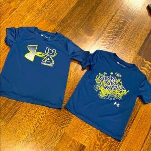 Boys under Armour shirts